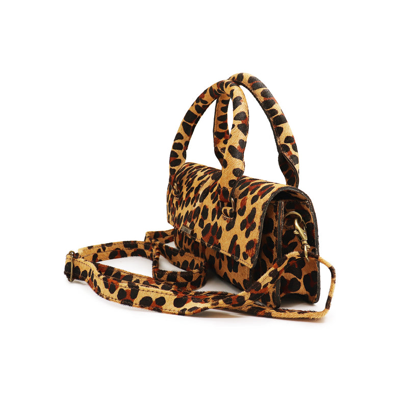Bolsa feminina de couro legítimo onça Nairobi