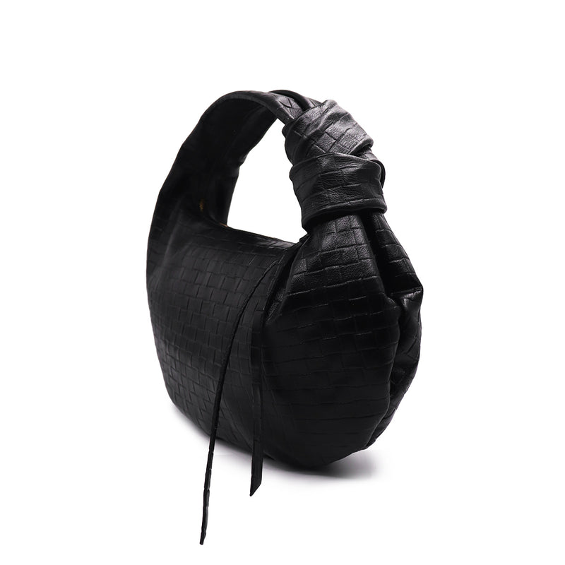 Bolsa de couro preto Luma
