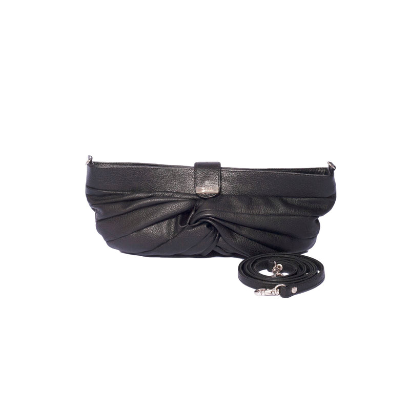 Bolsa feminina de couro preto Sarah