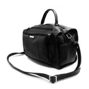 Bolsa de couro feminina tiracolo preto Ana