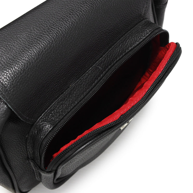 Bolsa feminina de couro transversal caramelo Barbara